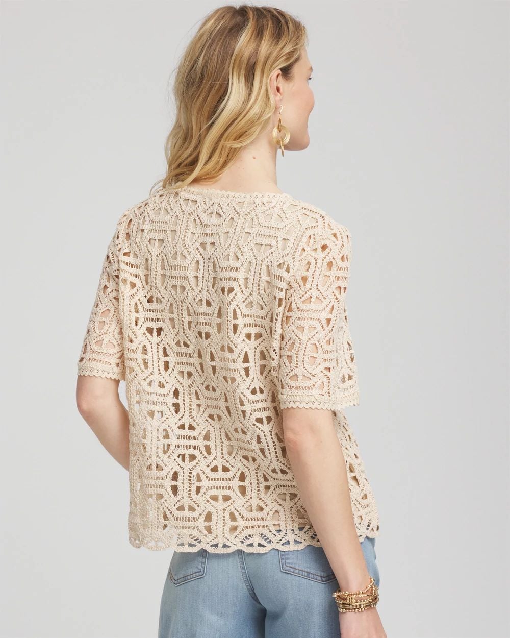 CROCCO SHOULDERLESS TOP